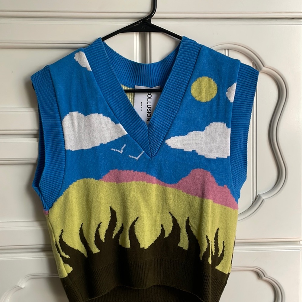 Asos Colorful Sweater Vest